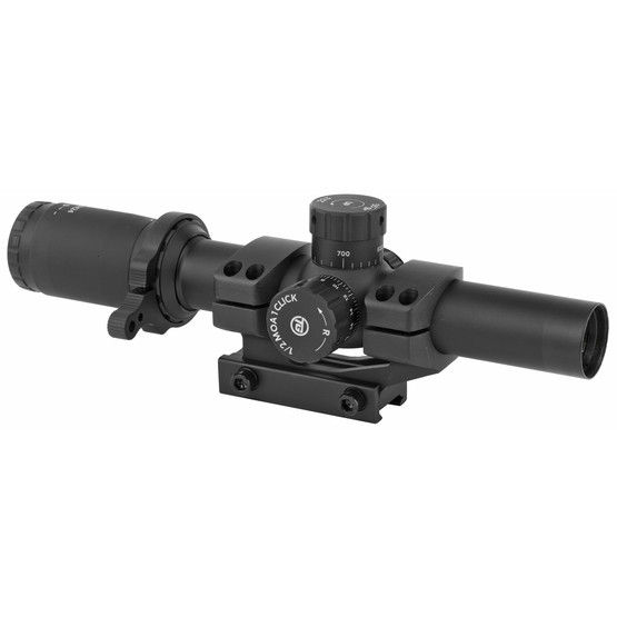 TRUGLO TRU-BRITE riflescope dual color illuminated reticle features 1-6x24mm power